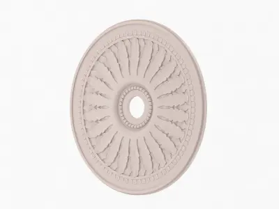 Classic Ceiling Medallion 20 3D model