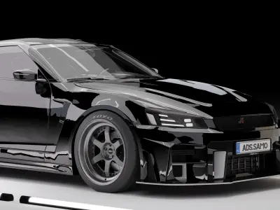 Nissan - GTR Skyline 2023 Concept 3D model