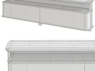 TV GRACE Volpi low poly 3d model Low-poly 3D model