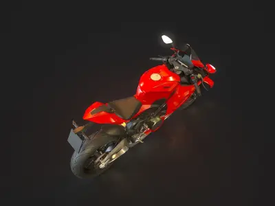 Base model  Ducati Panigale 2025 3D model