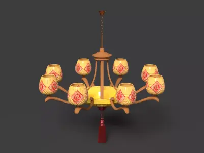 Chinese  lantern  3D model purchase