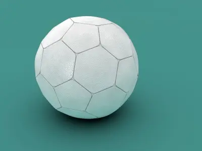 Football Basic 3D model