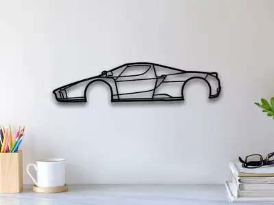 2002 Ferrari Enzo Wall ARt 3D print model