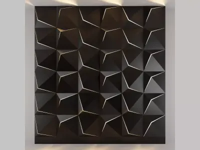 3d panel 05 Low-poly 3D model