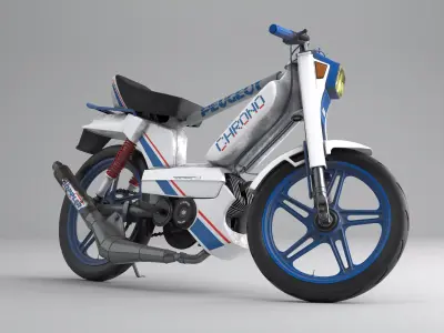 PEUGEOT 103 Chrono v2 3D model