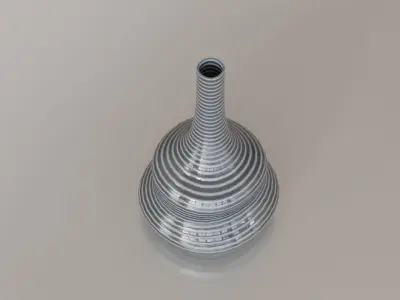 Earthenware jug 07 3D model