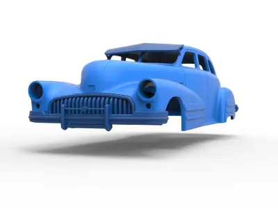 Shell Buick Special Sedan 1947 Scale 1 to 24 3D print model