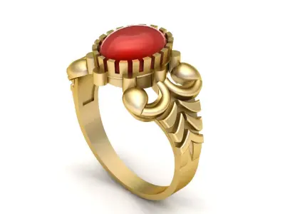 Women Fashion ring 3d Printable Model 3D print model