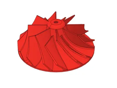 Turbocharger DC 775 electric motor  3D print model