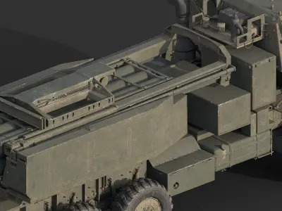 M142 HIMARS Game Ready  Low-poly 3D model