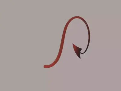 Devils Tail Low-poly 3D model