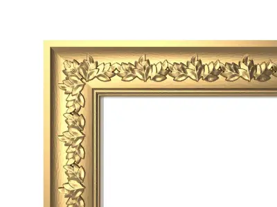 Carved Picture Frame 3D model