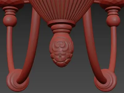 Chandelier Roana E 1 1 8 AG 3D model