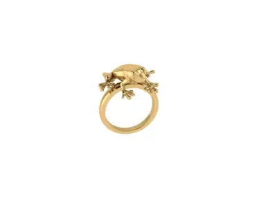 frog ring 3D print model