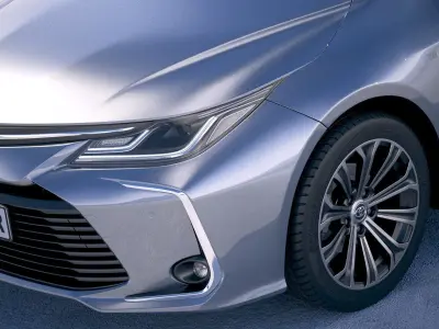 Toyota Corolla Hybrid 2020 3D model