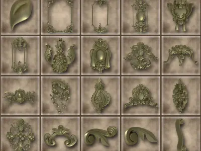 Ornamental Vol 06 3D model