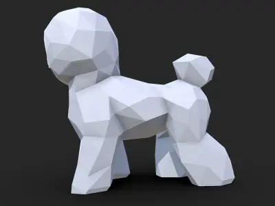 Bichon Frise 3D print model