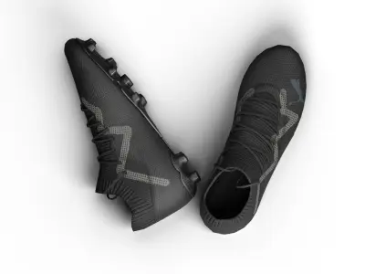 Football Boots Low-poly 3D model