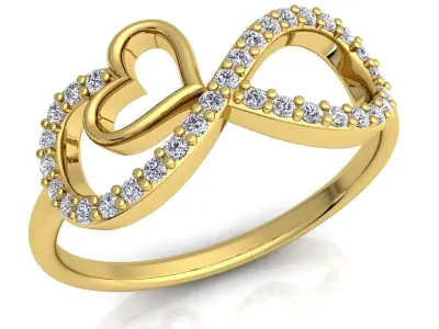 luxury Fancy Ring52 3D print model