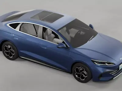 BYD Seal 06 DM-i 2024 with Interior 3D model