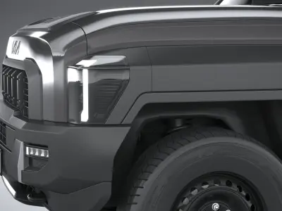 Kia Tasman Cargo DoubleCab 2026 3D model