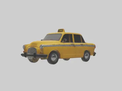 Classic Taxi Cab model 3D model