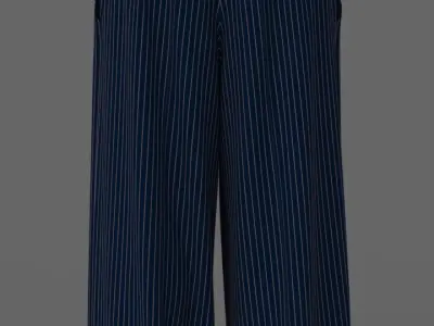 Pants Palazzo Free 3D model
