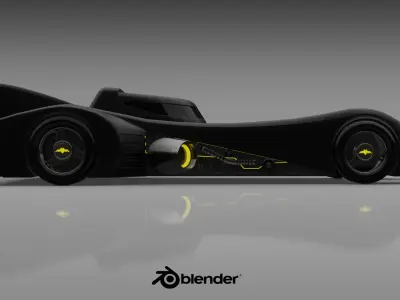 Batmobile 3D model