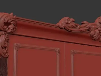 wardrobe 3d model 3D model 3D model