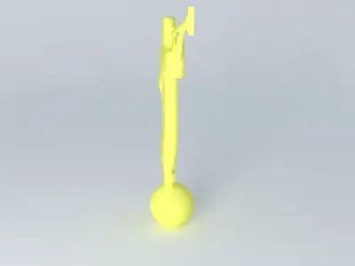 Fifth model (Moroni) ANGEL. Free 3D model