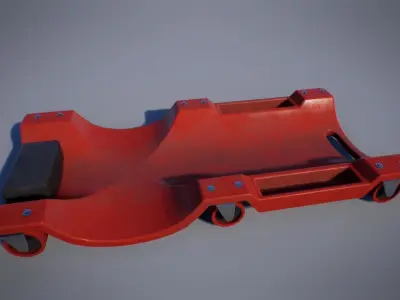 Car Creeper Low-poly 3D model
