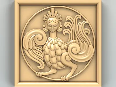 Square rosette 022 3D model