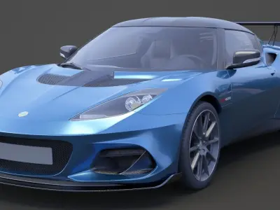 Lotus Evora GT 430 2018 3D model