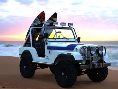 JEEP RENEGADE CJ-5  3D model