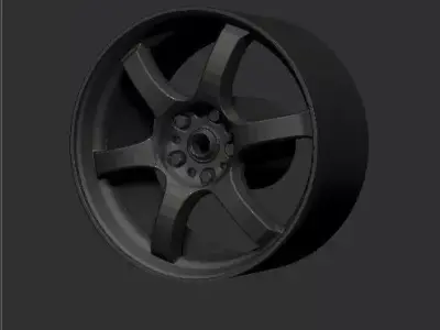 Rays Gram Lights 57D Wheels 3D Print Ready 3D print model Rims 3D print model