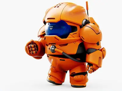 AMONG US   Rigged for Unreal Engine - Unity - MIXAMO 3D model