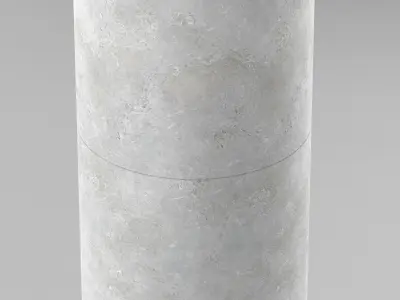 Corinthian column 1 Low-poly 3D model