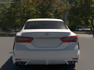 Toyota Camry White 3D model
