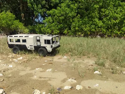 Crawler Cat 1 Expedition Cab - 1-10 RC body attachment 3D print model