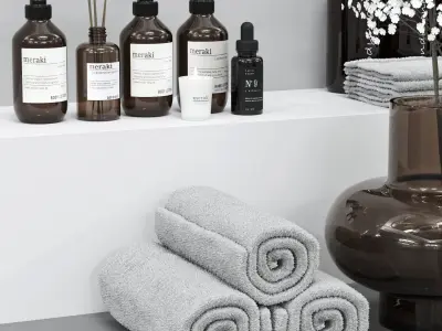 bathroom accessories Vol001 3D model