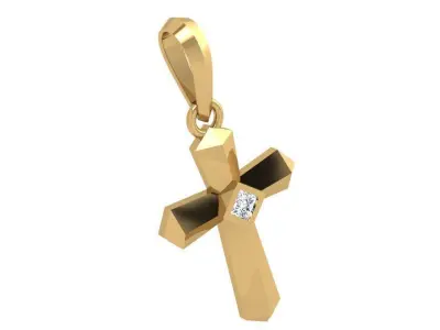 Cross Pendant 3836 3D print model
