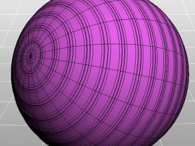 Fitness ball Low-poly 3D model