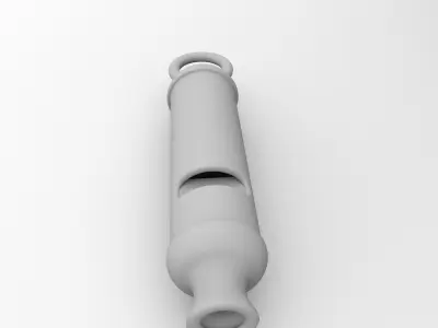 London Police Whistle 3D model