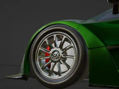 Mclaren P1 With Rigacar 3D model