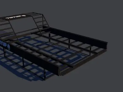 Toyup Sled Deck Low-poly 3D model