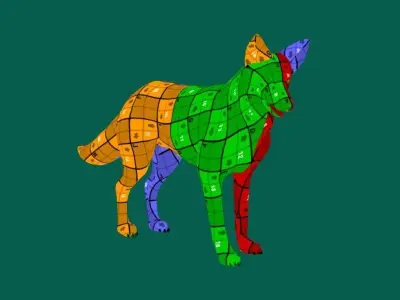 Coywolf 3D model