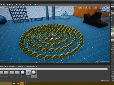 Advanced Collectibles Generator for Unreal Engine 4 Low-poly 3D model
