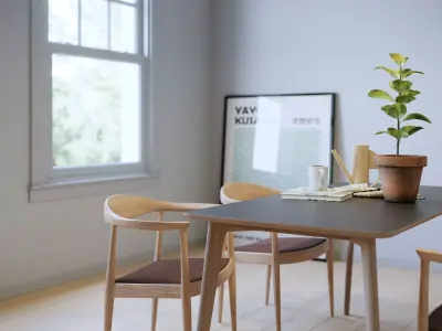 Simple room 3D model purchase