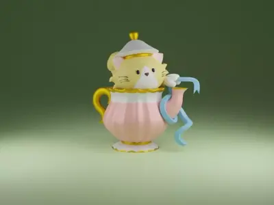 Tea time 3D print model