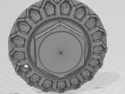 BBS Wheel Center Cap 3D print model